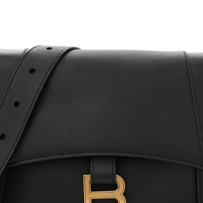 Balenciaga Semi Shiny Smooth Calfskin Small Downtown Shoulder Bag Black 7 of 12