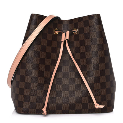 Louis Vuitton Damier Ebene Neonoe MM Venus Pink 1 of 9