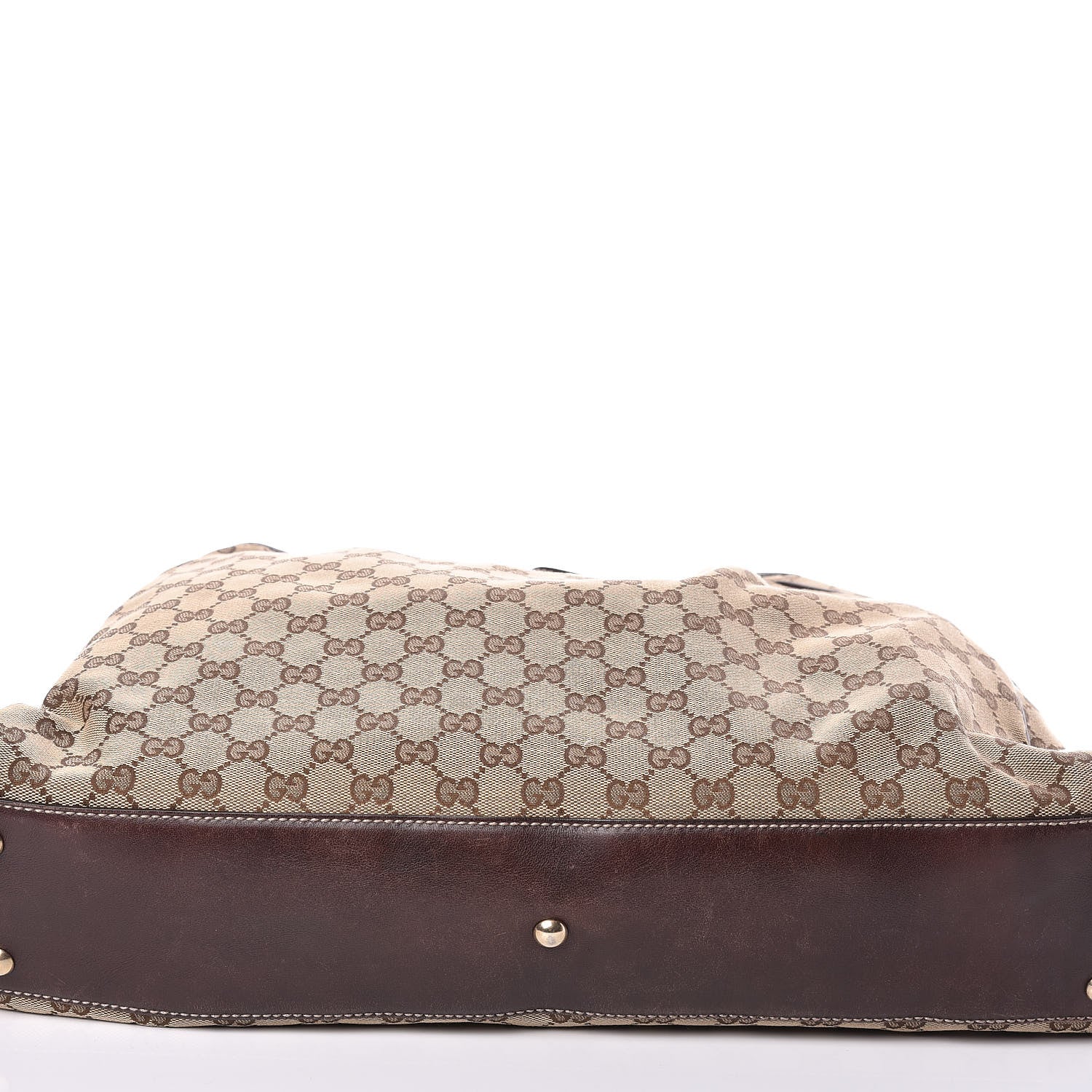 Gucci Monogram Peggy Braided Tote Dark Brown 12 of 12
