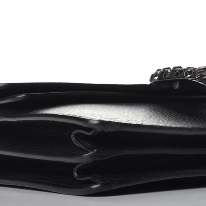 Gucci Pebbled Calfskin Small Dionysus Shoulder Bag Black 7 of 8