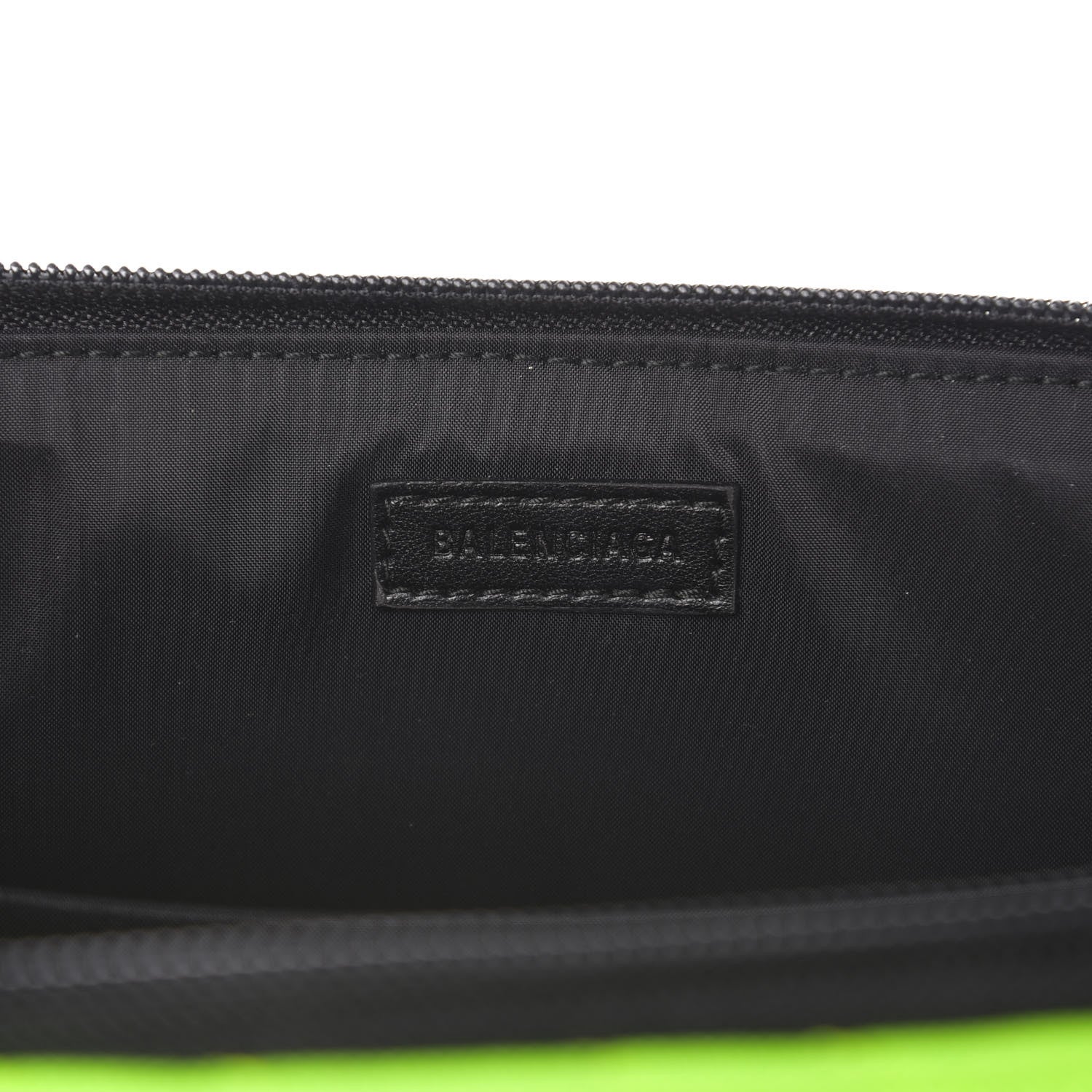 Balenciaga Nylon Logo Matelasse Explorer Zip Around Tablet Pouch Light Fluo Green 12 of 12