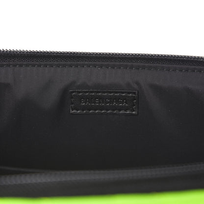 Balenciaga Nylon Logo Matelasse Explorer Zip Around Tablet Pouch Light Fluo Green 12 of 12