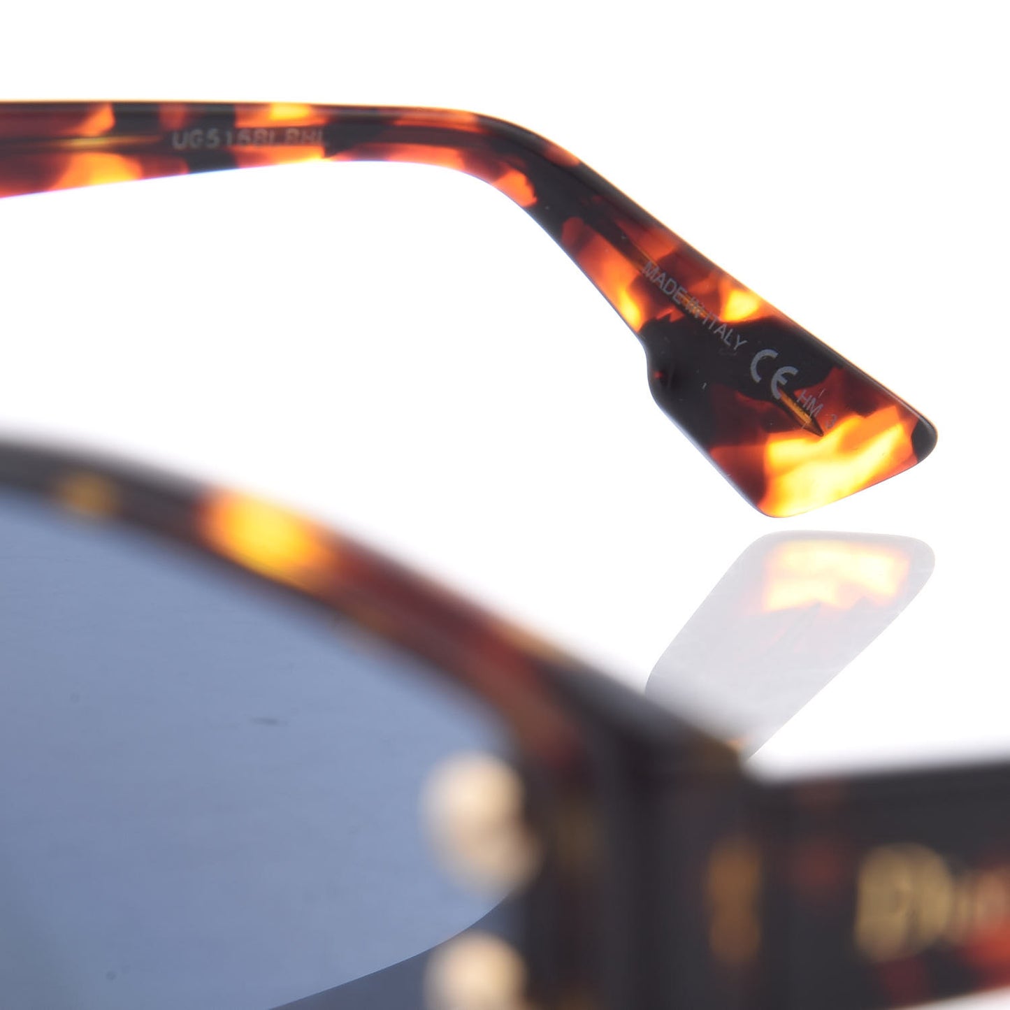 DiorAdd3 Monochromatic Studded Sunglasses Brown Havana