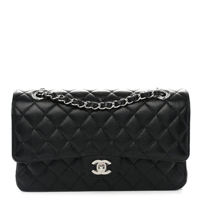 Chanel Caviar Quilted Medium Double Flap Black 1 of 10