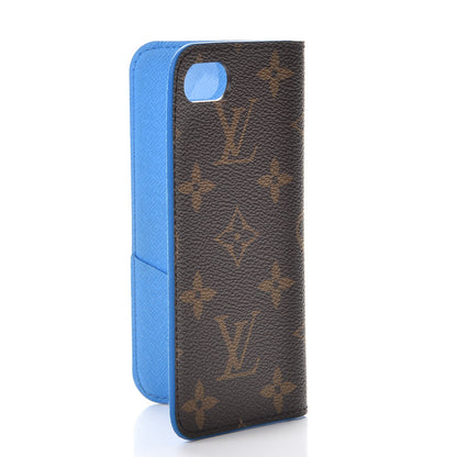 Louis Vuitton Monogram iPhone 7/8 Folio Case Blue 3 of 7
