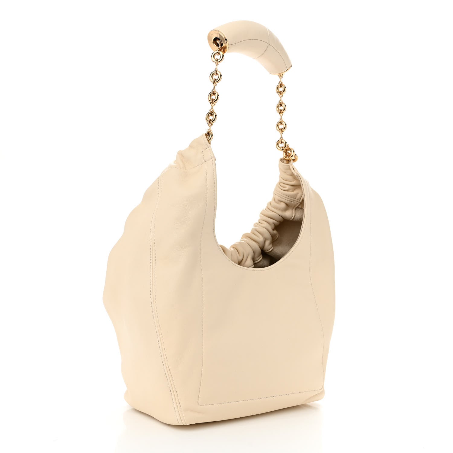 Loewe Buttery Nappa Lambskin Small Squeeze Bag Chalk 3 of 9
