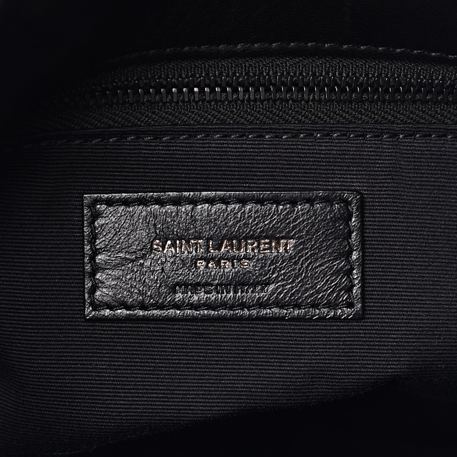 Saint Laurent Lambskin Quilted Small Loulou Puffer Monogram Chain Satchel Black 6 of 11