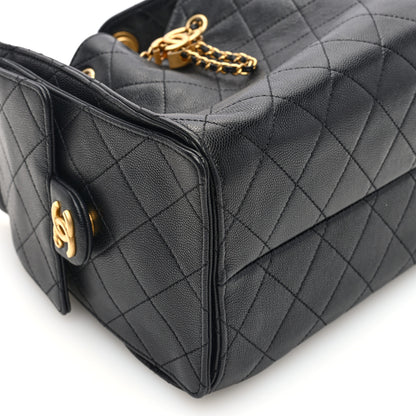Chanel Caviar Quilted Small Chanel 25 Handbag Black 9 of 10