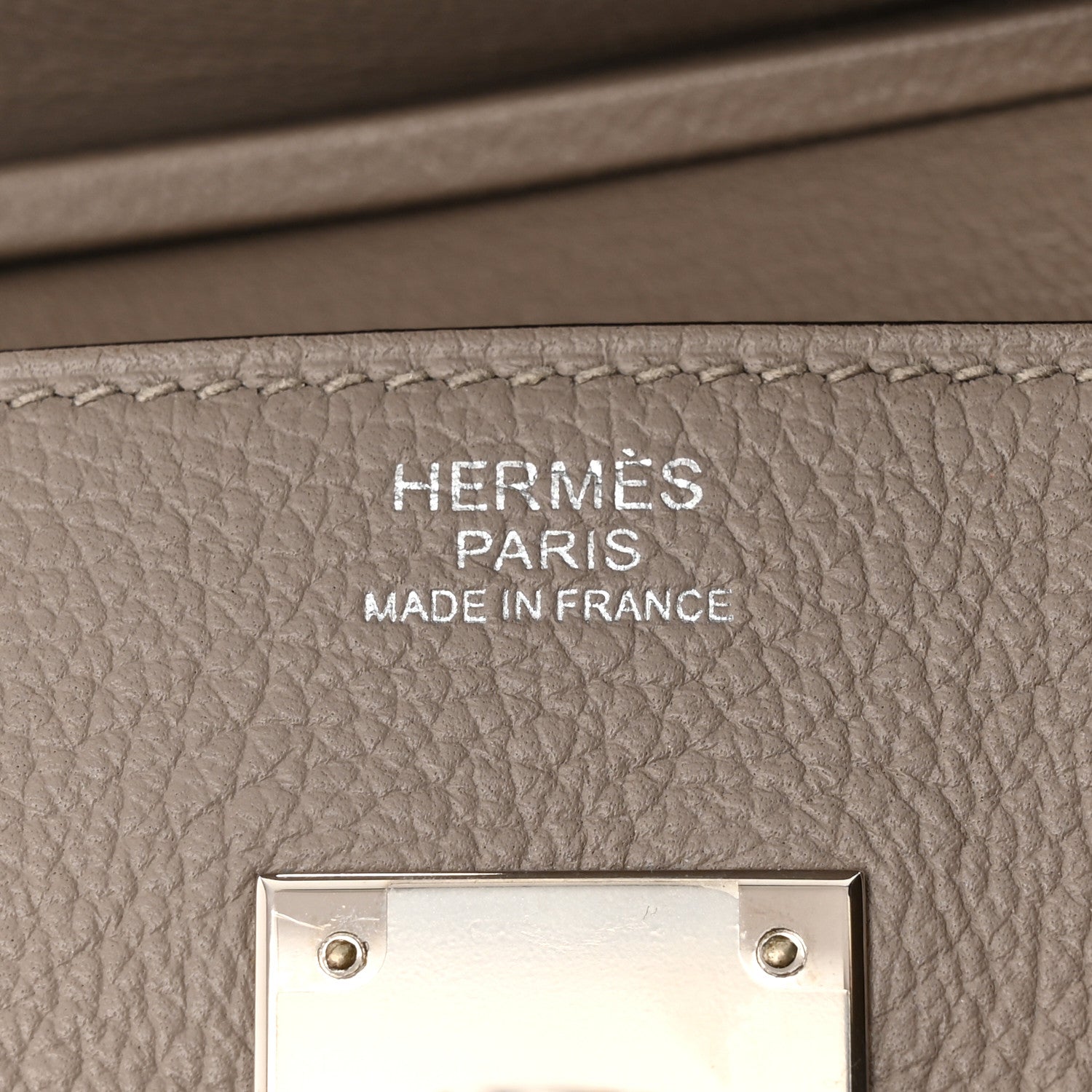 Hermes Taurillon Novillo Birkin 30 Gris Asphalte 6 of 11