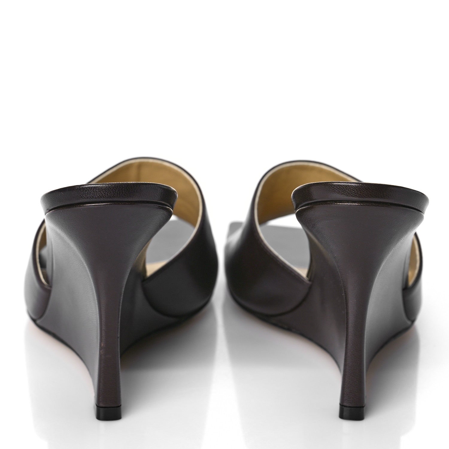 Bottega Veneta Lambskin Stretch Wedge 90mm Sandals 38 Fondant 5 of 10