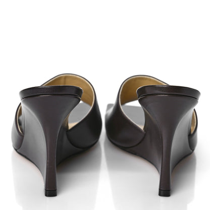 Bottega Veneta Lambskin Stretch Wedge 90mm Sandals 38 Fondant 5 of 10