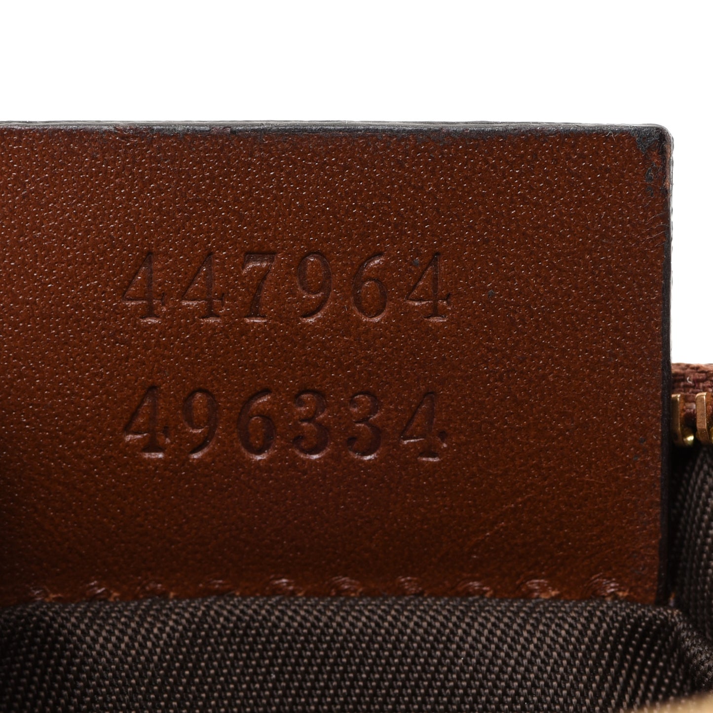 GG Supreme Monogram Key Case Brown
