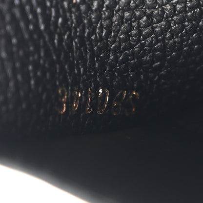 Louis Vuitton Empreinte Compact Curieuse Wallet Black 8 of 9