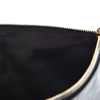 Saint Laurent Calfskin Zipped Clutch Black 9 of 17