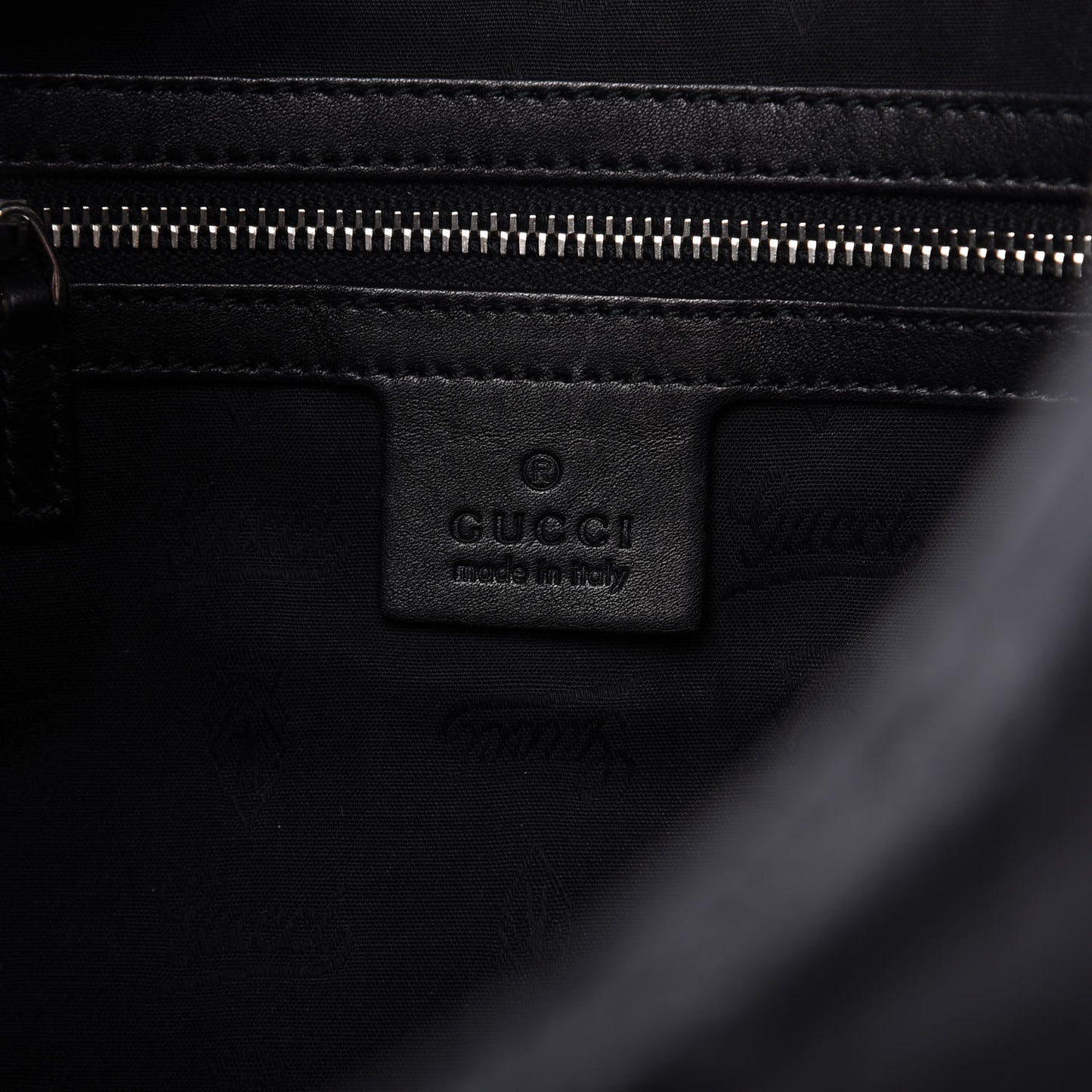 Guccissima Medium GG Twins Hobo Black