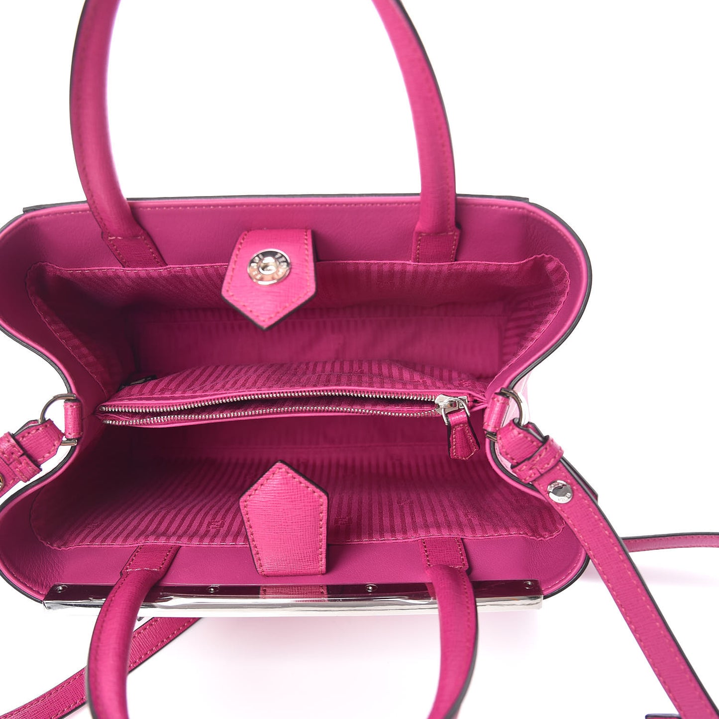 Vitello Elite Petite 2Jours Tote Magenta