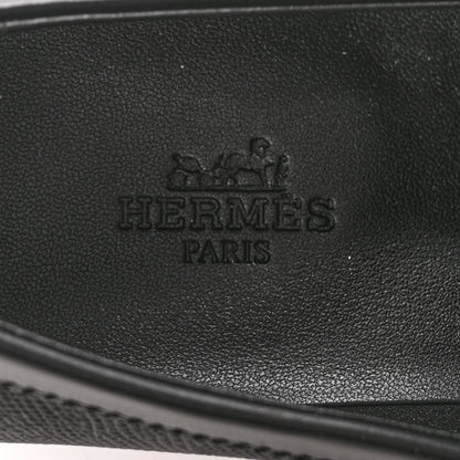 Hermes Epsom Womens Destin Loafer 36 Black 7 of 11