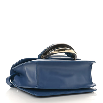 Chloe Calfskin Kattie Shoulder Bag Blue 4 of 8