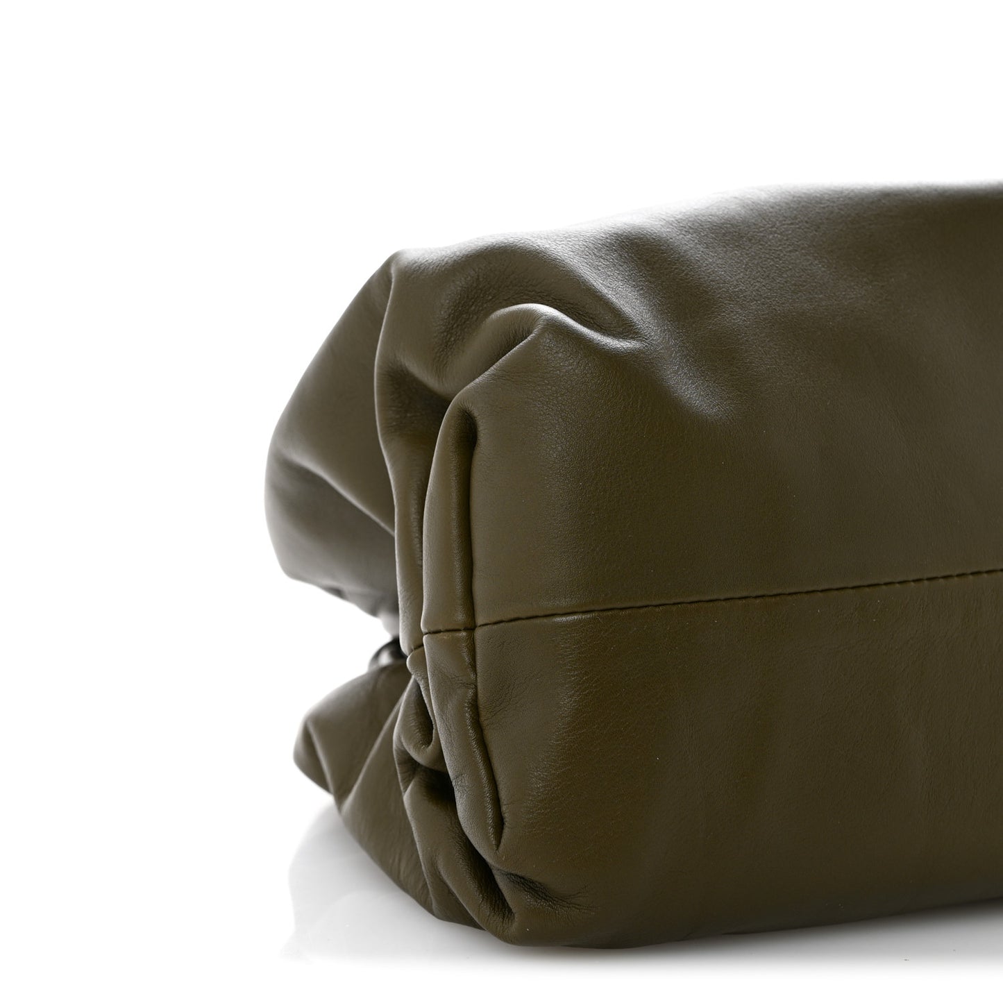 Smooth Butter Calf The Pouch Oversized Clutch Mud