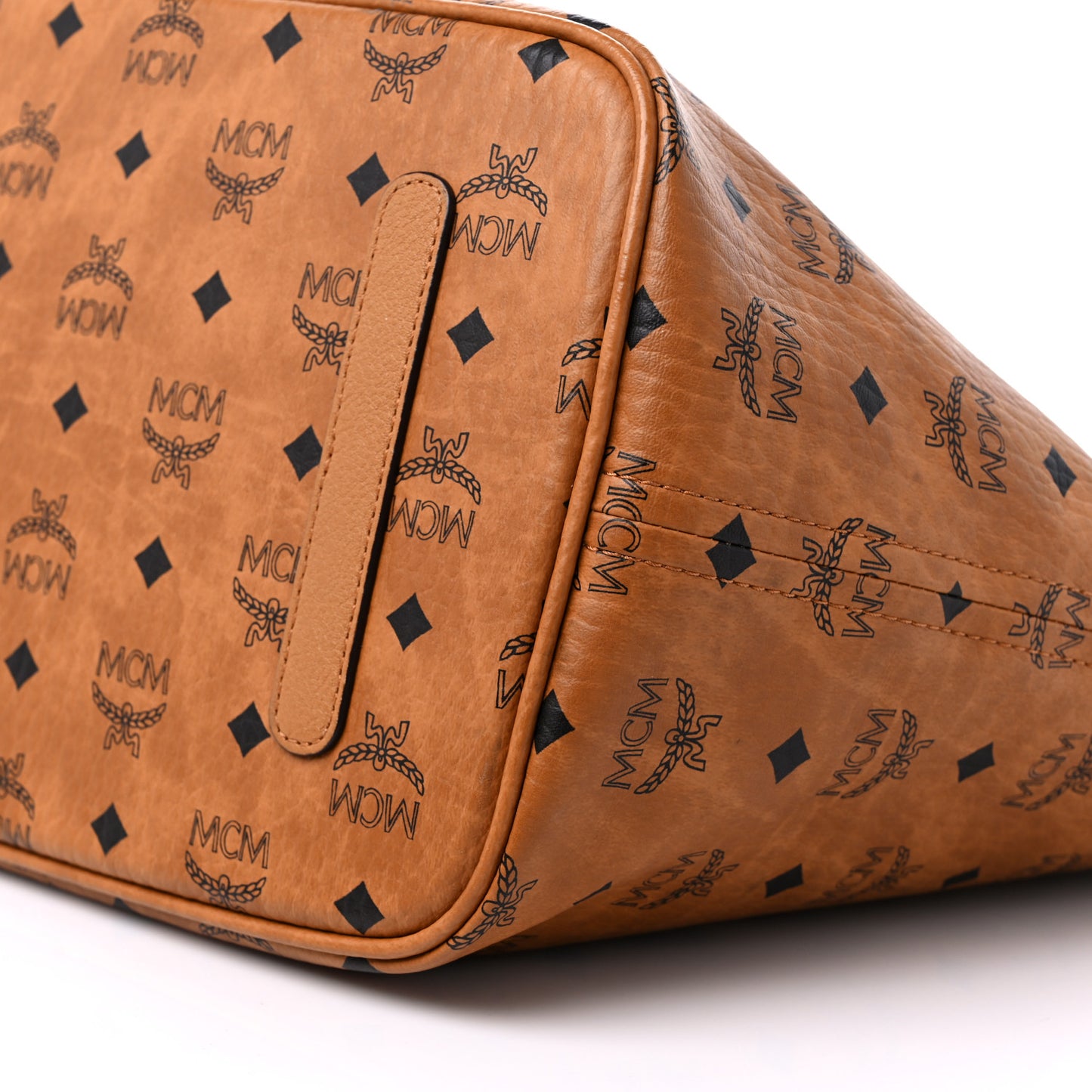 Visetos Large Liz Reversible Shopper Tote Cognac