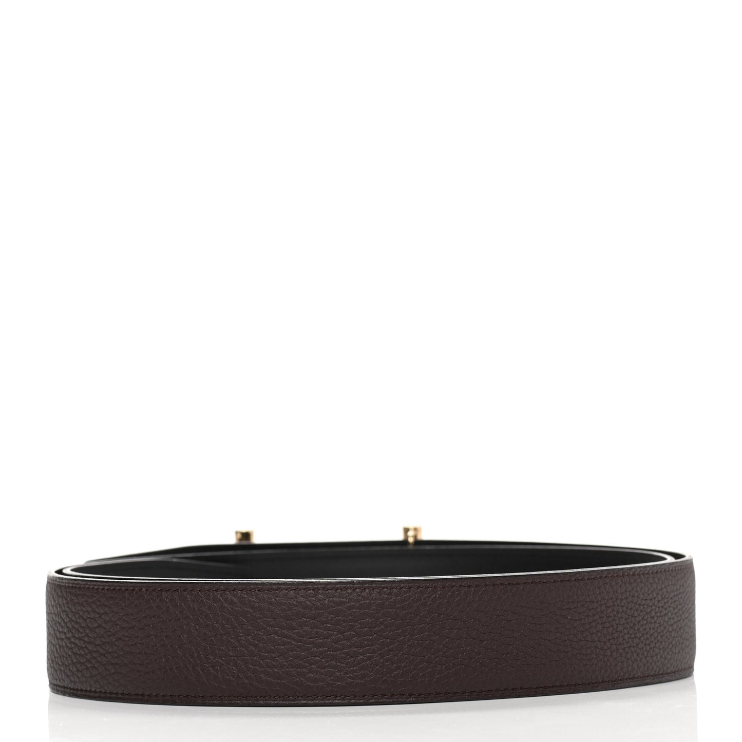 Togo Swift 32mm H d'Ancre Belt 115 46 Chocolate Black