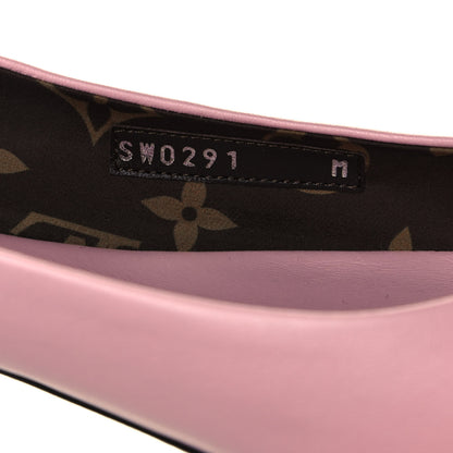 Louis Vuitton Lambskin Popi Ballerina Flats 41 Light Pink 8 of 8