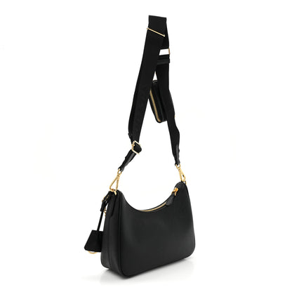 Prada Saffiano Lux Re-Edition 2005 Shoulder Bag Black 3 of 8
