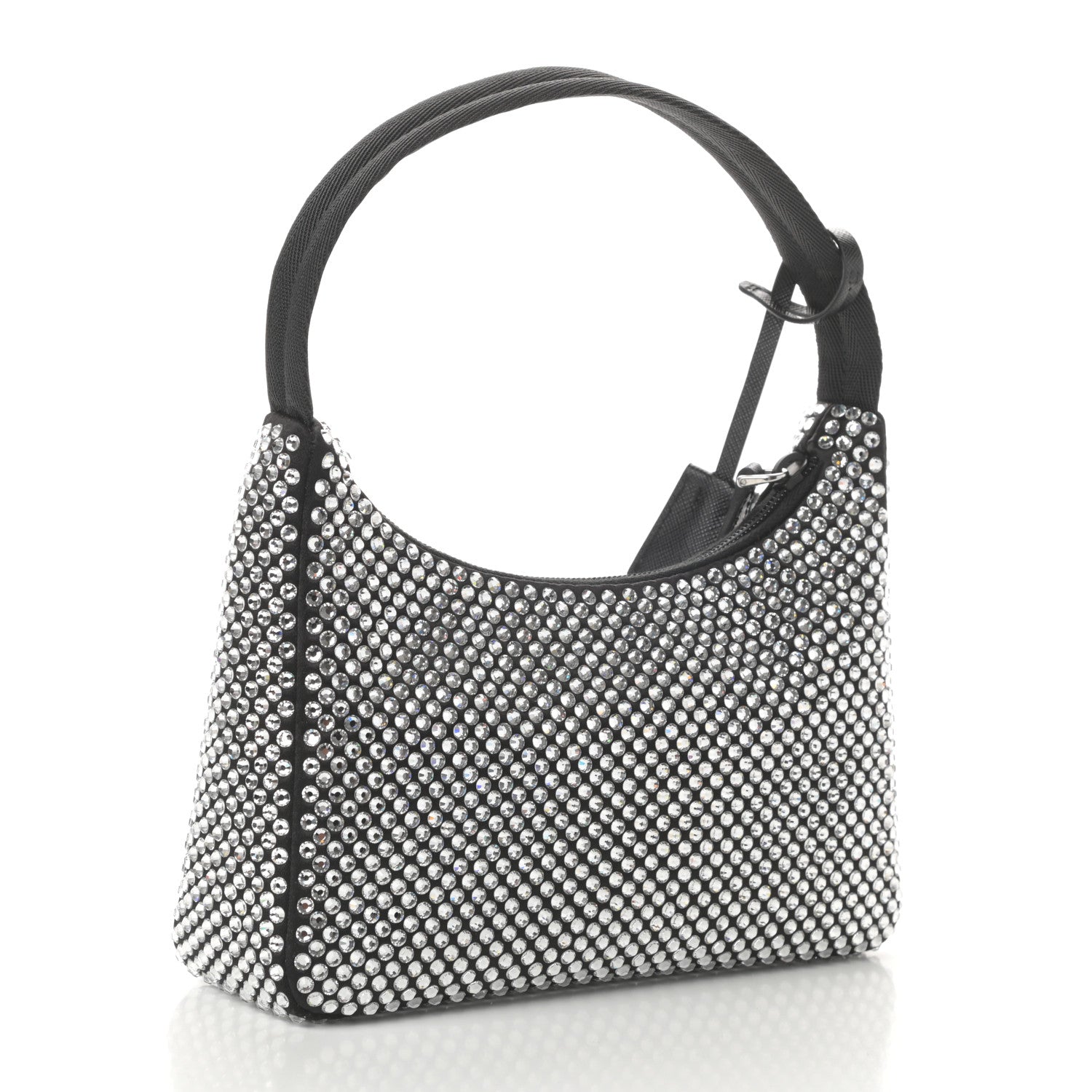 Prada Satin Crystal Mini Re-Edition 2000 Bag Cristal 3 of 8