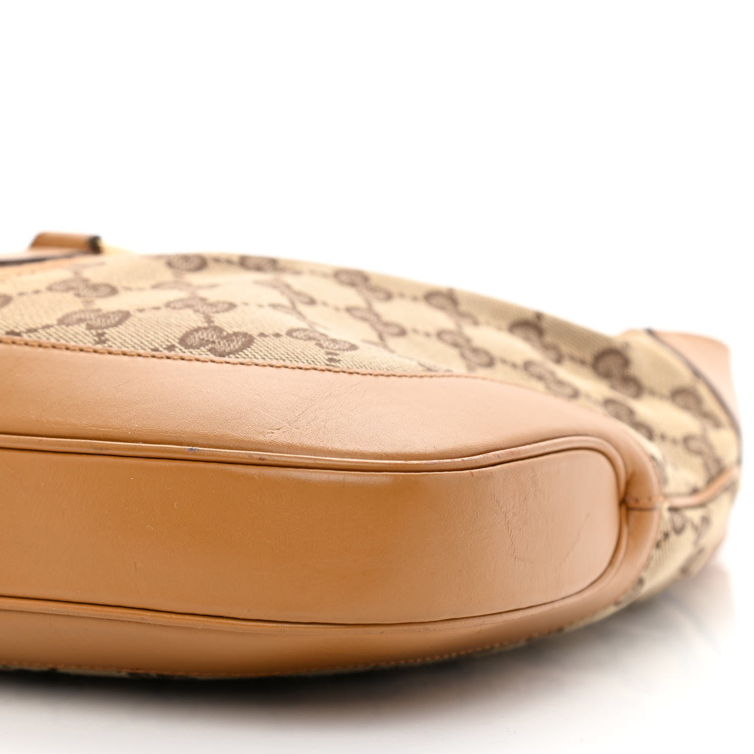 Gucci Monogram Web Jackie O Hobo Tan 10 of 11