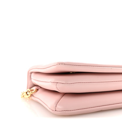 Louis Vuitton Lambskin Embossed Monogram Pochette Coussin Rose 8 of 10