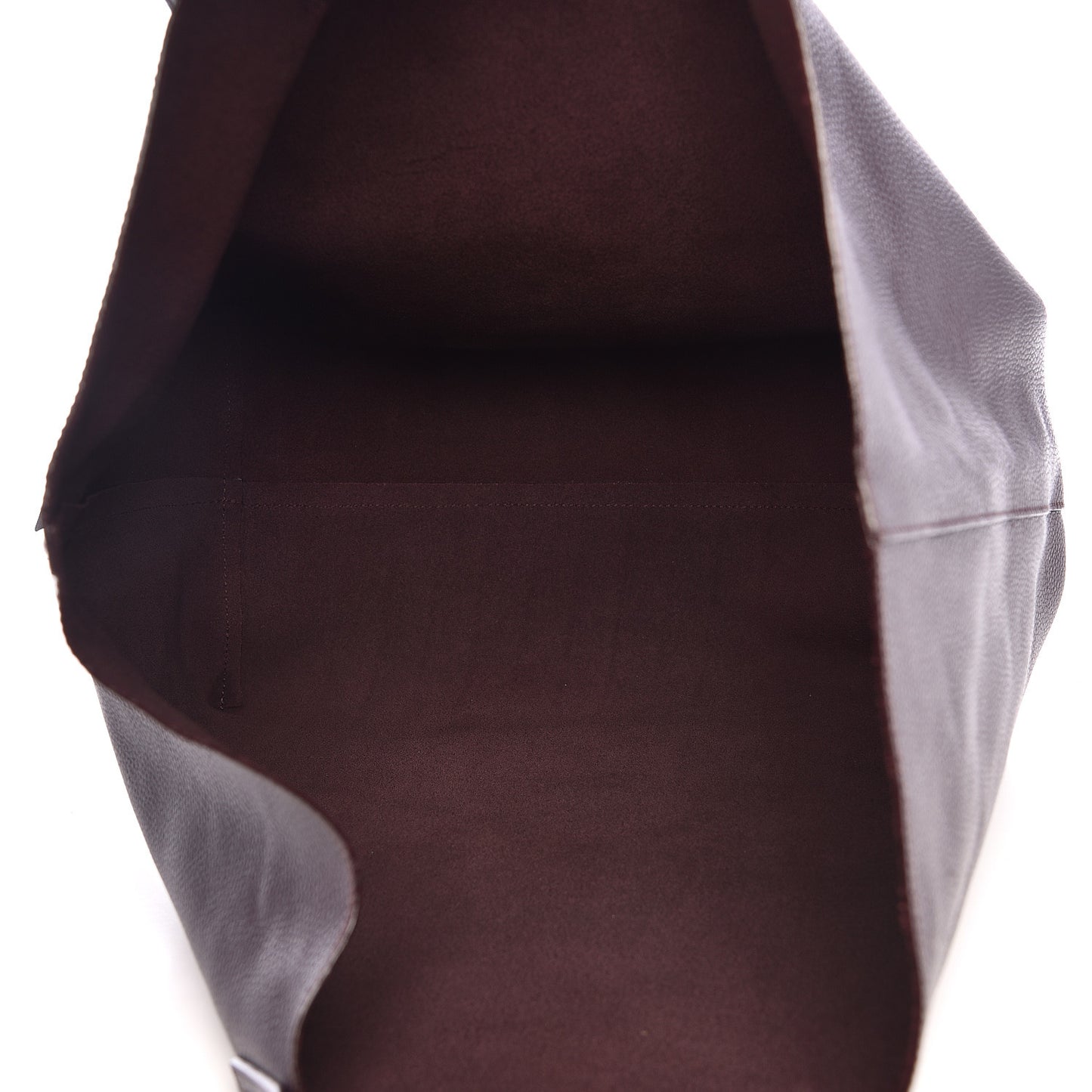 Grained Calfskin Skull Open Shopper Tote Dark Purple