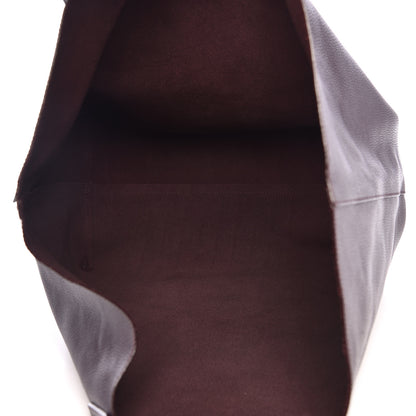 Alexander McQueen Grained Calfskin Skull Open Shopper Tote Dark Purple 6 of 13