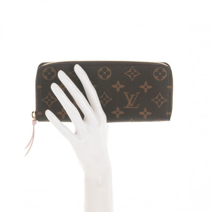 Louis Vuitton Monogram Clemence Wallet Rose Ballerine 2 of 7