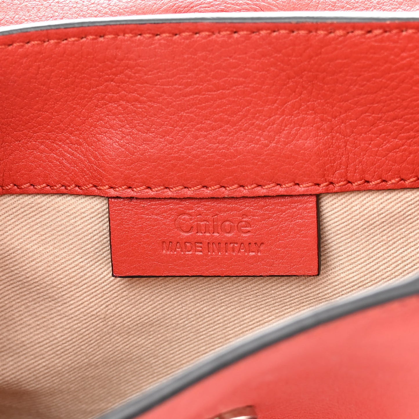 Suede Calfskin Mini Faye Backpack Sepia Red