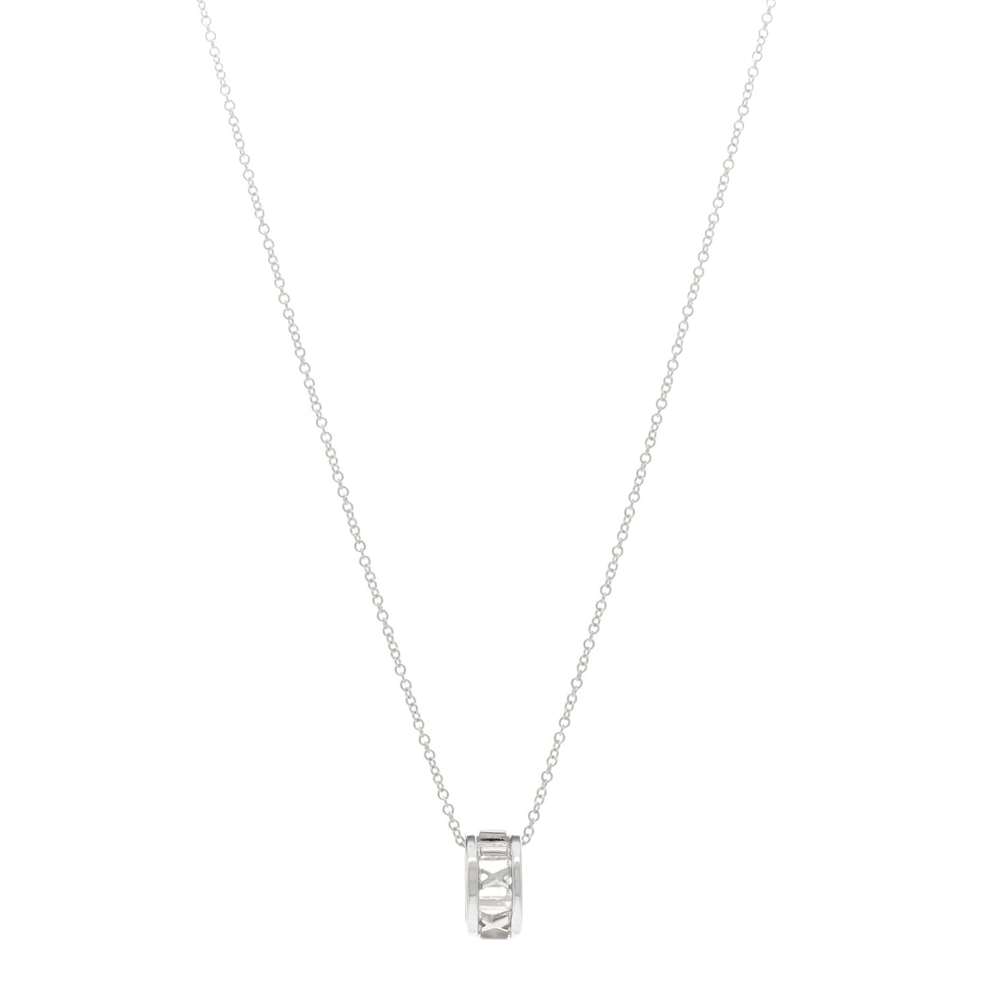 Sterling Silver Atlas Open Pendant Necklace