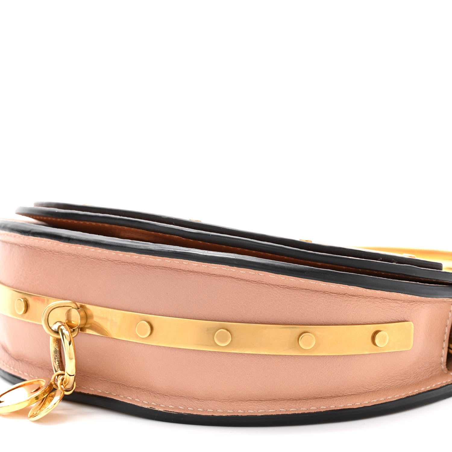 Chloe Calfskin Small Nile Bracelet Minaudiere Bag Biscotti Beige 11 of 11