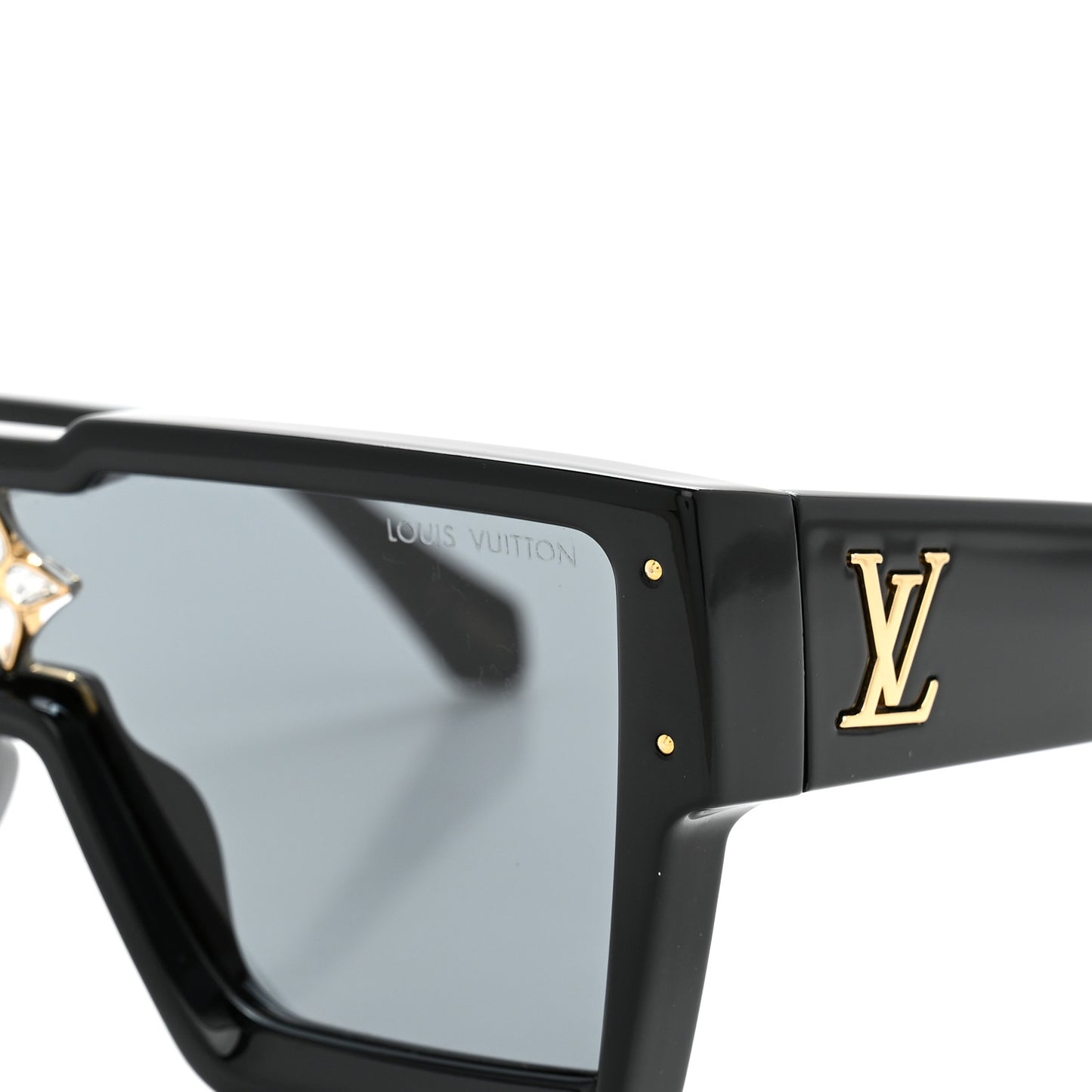 Acetate Swarovski Crystal Cyclone Sunglasses Z1578W Black