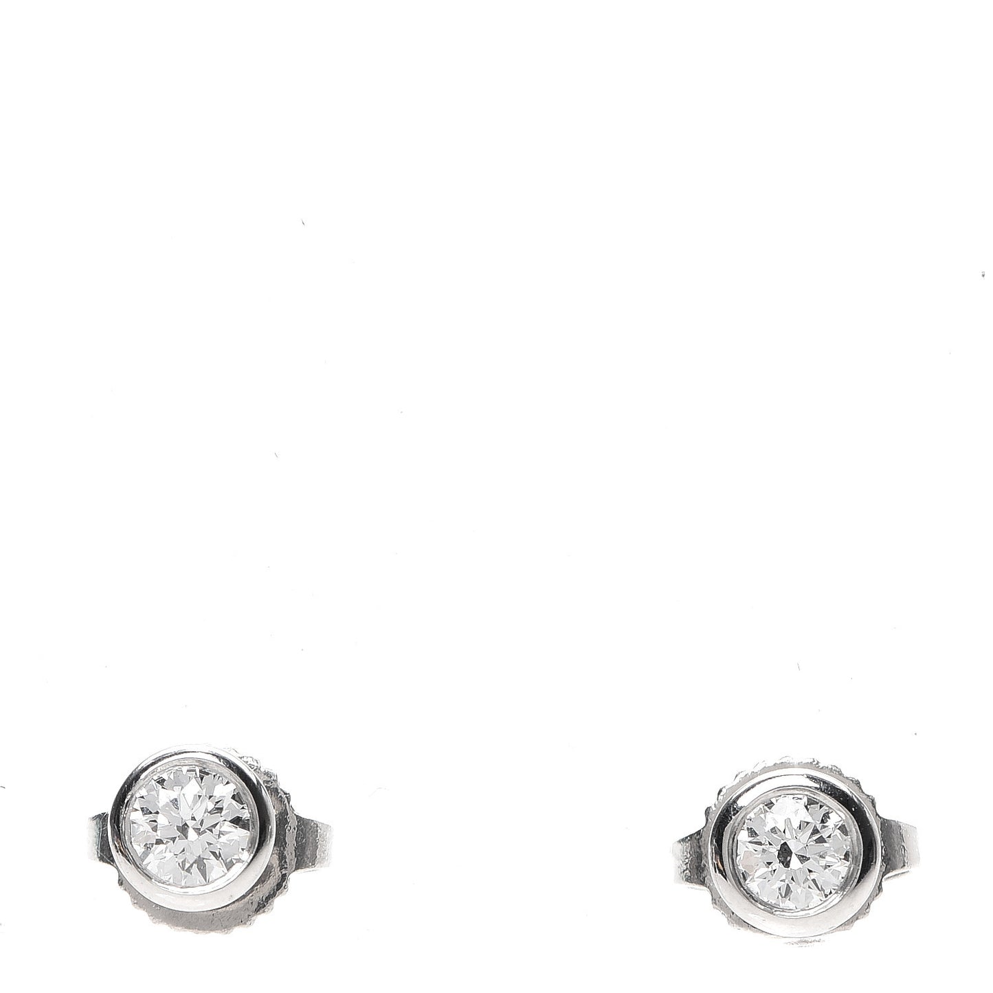 Platinum Diamond .34ctw Elsa Peretti Diamonds By The Yard Earrings