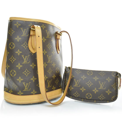 Louis Vuitton Monogram Petit Bucket 23 2 of 11