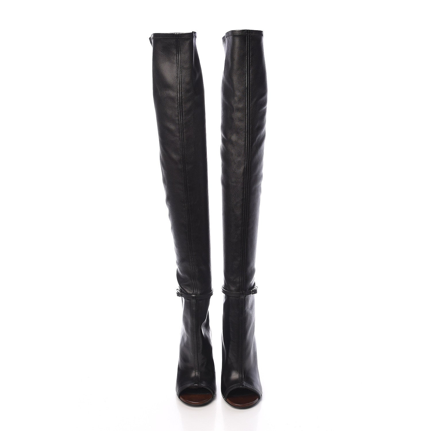 Givenchy Calfskin Narlia Over The Knee Boots 38 Black 2 of 10
