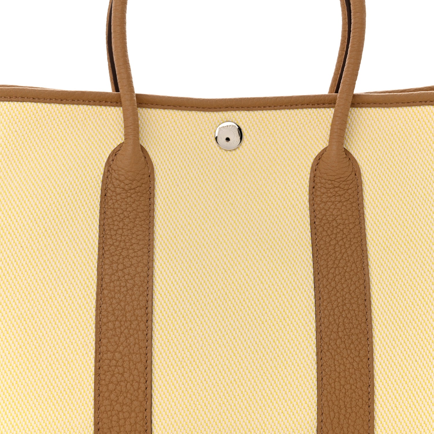 Hermes Twill H Negonda Garden Party 30 TPM Ecru Jaune De Naples Biscuit 7 of 9