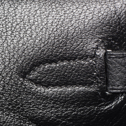 Hermes Taurillon Clemence Birkin 35 Black 10 of 33