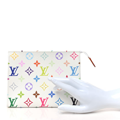 Louis Vuitton X TM Monogram Multicolor Toiletry Pouch 19 White 2 of 8