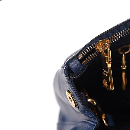 Prada Saffiano Lux Medium Tote Bluette 12 of 18