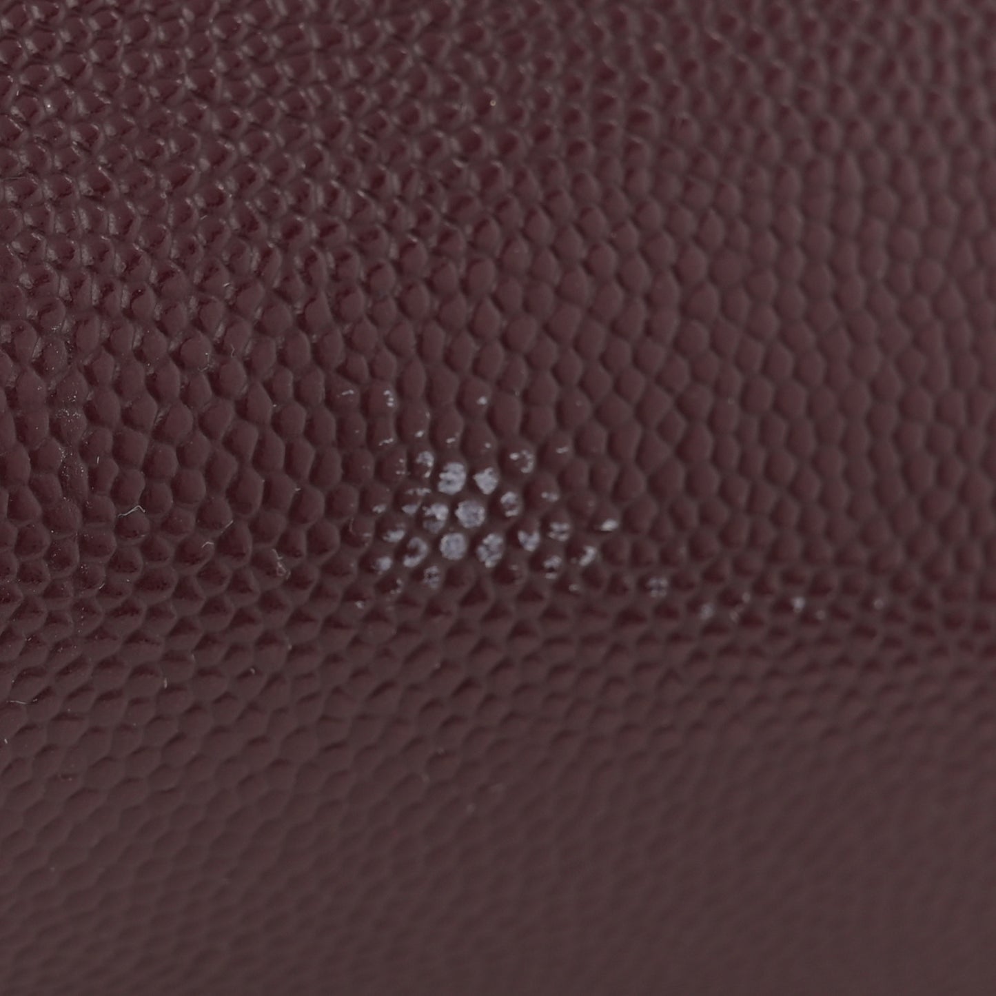 Caviar Small Studded Deauville Tote Burgundy
