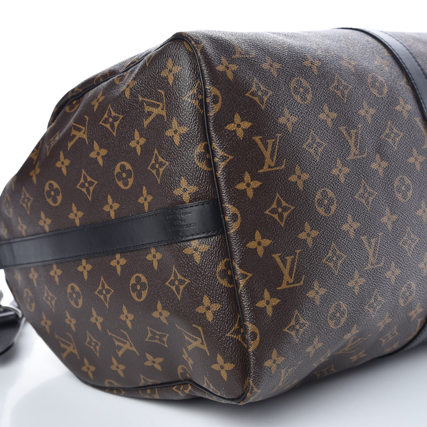 Louis Vuitton Monogram Macassar Keepall Bandouliere 55 8 of 9