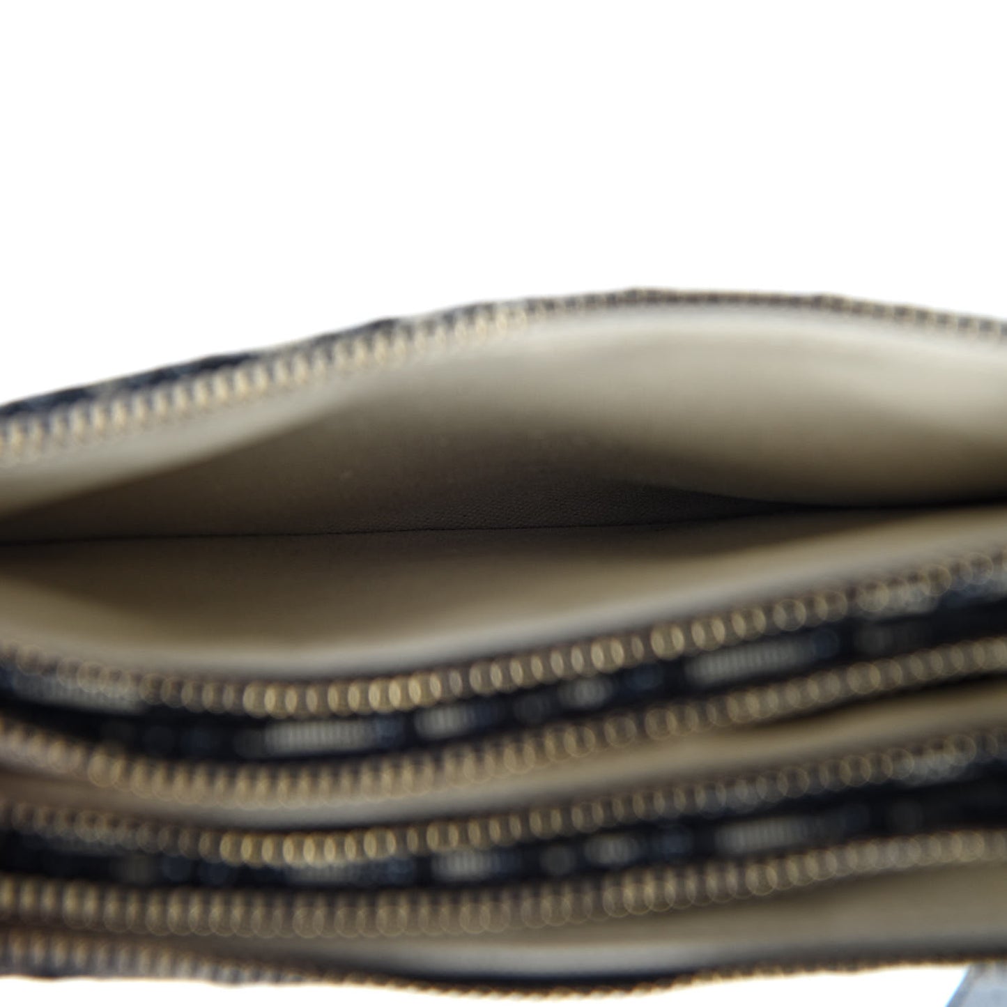 Oblique Saddle Pouch With Strap Navy Blue
