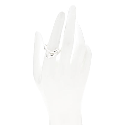 Tiffany Sterling Silver Elsa Peretti Teardrop Ring 57 8 2 of 4