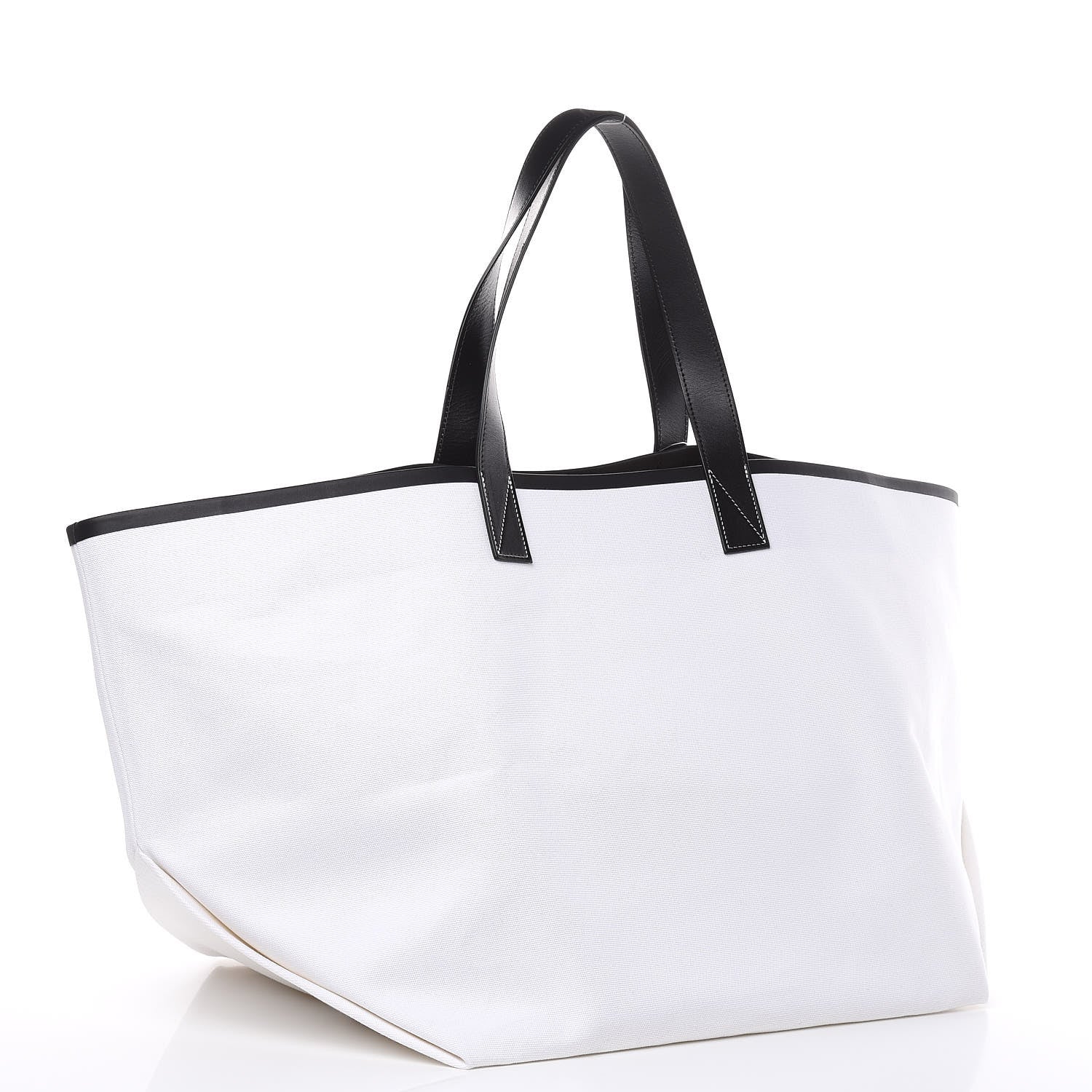 Celine Textile Medium Made In Tote Black White 4 of 10