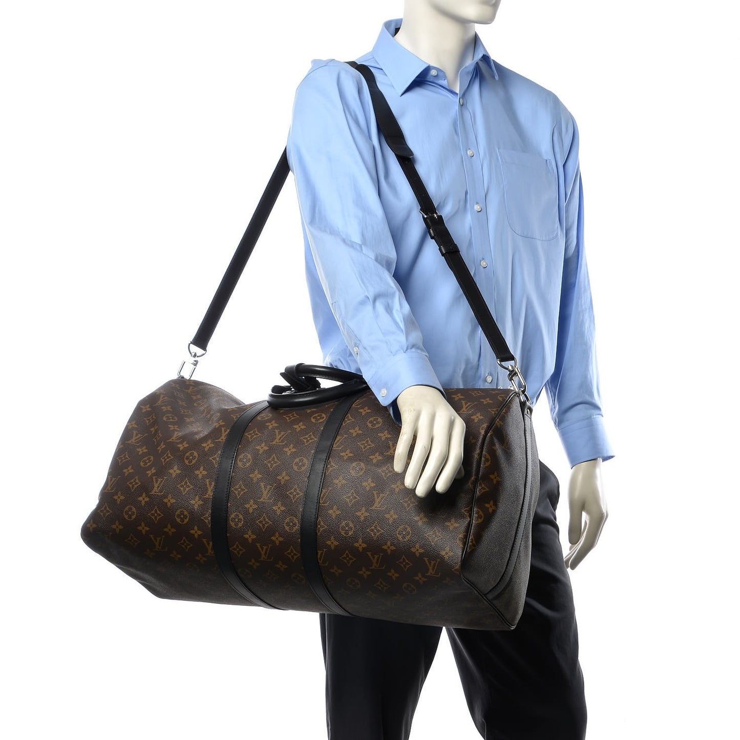Monogram Macassar Keepall Bandouliere 55
